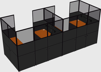 Cabine en u