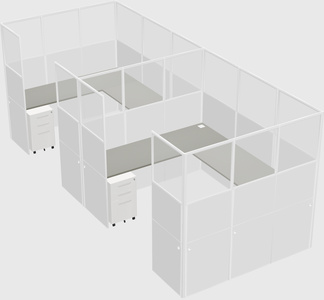 Cabine en u