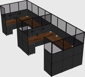 Cabine en u