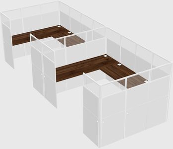 Cabine en u
