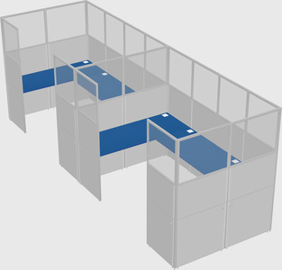 Cabine en u