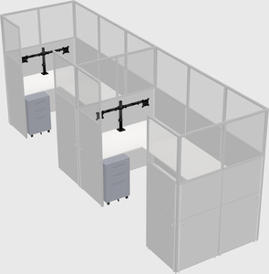 Cabine en u