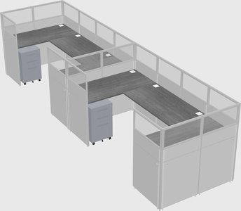 Cabine en u