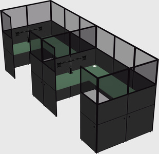 Cabine en u