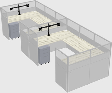 Cabine en u