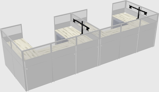 Cabine en u