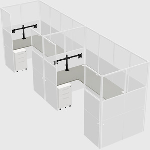 Cabine en u