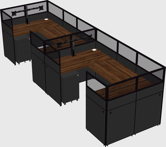 Cabine en u