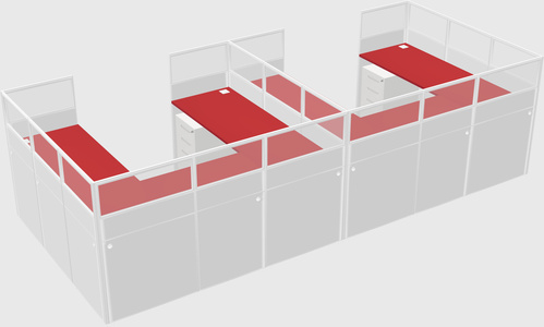 Cabine en u