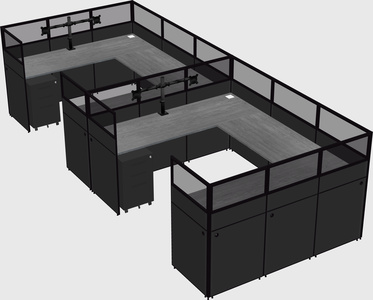Cabine en u