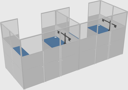 Cabine en u