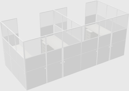Cabine en u
