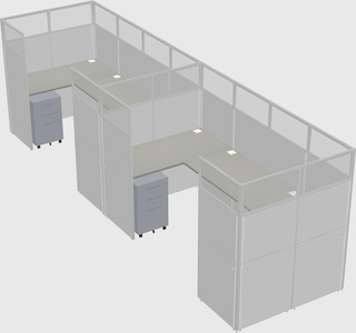 Cabine en u