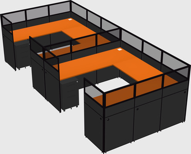 Cabine en u