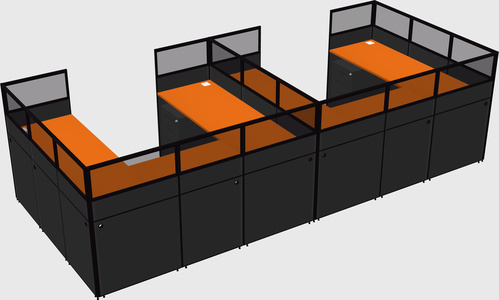 Cabine en u