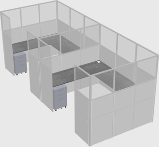 Cabine en u