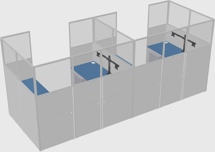 Cabine en u