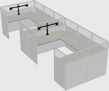 Cabine en u