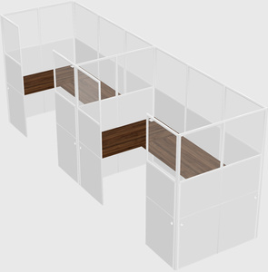 Cabine en u