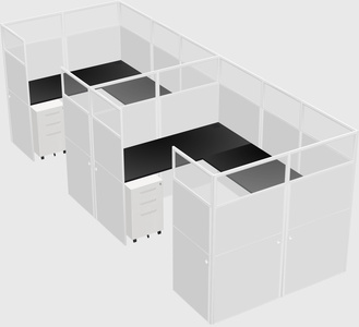 Cabine en u