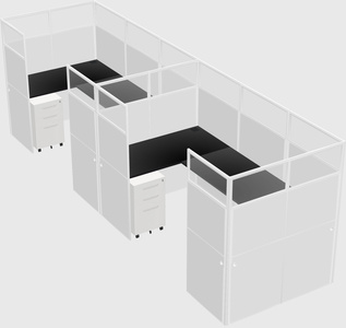 Cabine en u