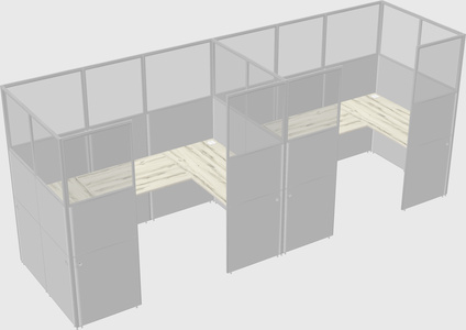 Cabine en u