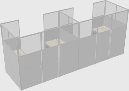 Cabine en u