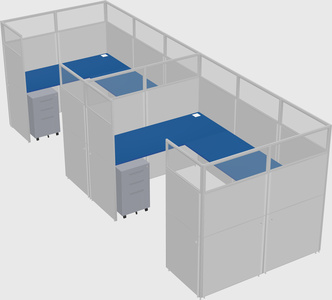 Cabine en u