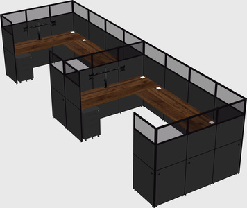 Cabine en u