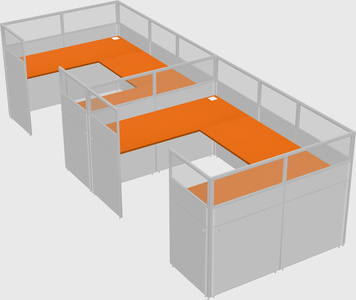 Cabine en u