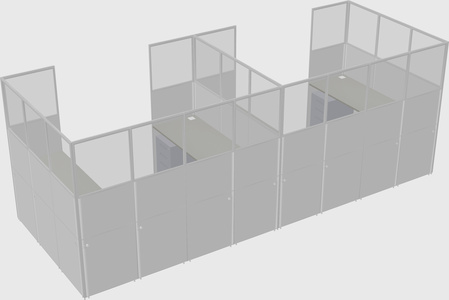 Cabine en u