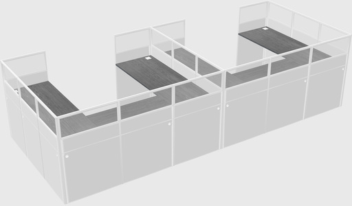 Cabine en u