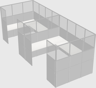 Cabine en u