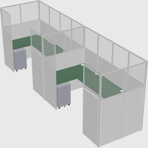 Cabine en u