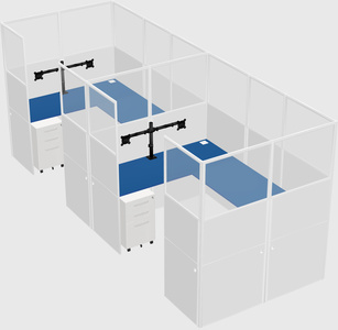 Cabine en u