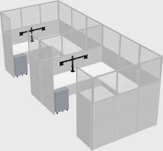 Cabine en u
