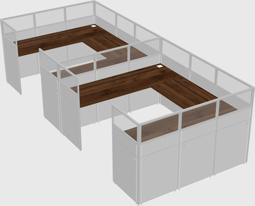 Cabine en u