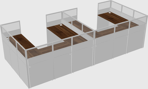 Cabine en u