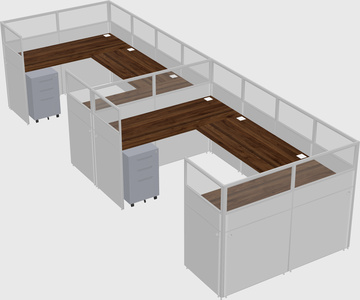 Cabine en u