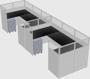 Cabine en u