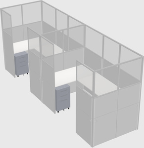 Cabine en u