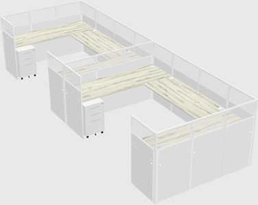 Cabine en u