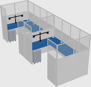 Cabine en u