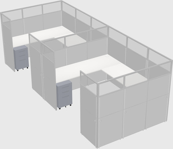 Cabine en u