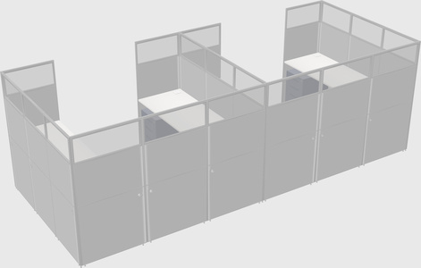 Cabine en u