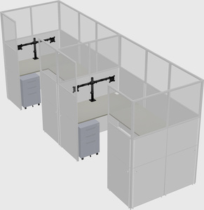 Cabine en u