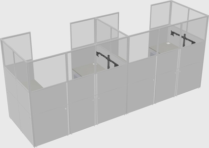 Cabine en u
