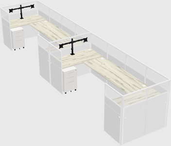Cabine en u