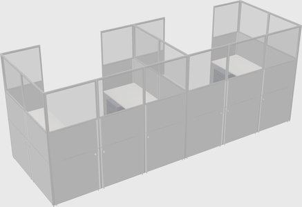 Cabine en u