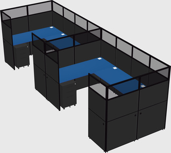 Cabine en u